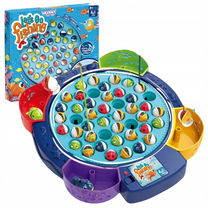 GRA ZRĘCZNOŚCIOWA RODZINNA ŁOWIENIE RYBEK WĘDKOWANIE 4 OS. WOOPIE