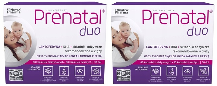 Prenatal Duo 180 kapsułek DUOPAK (2 x 90 kapsułek)