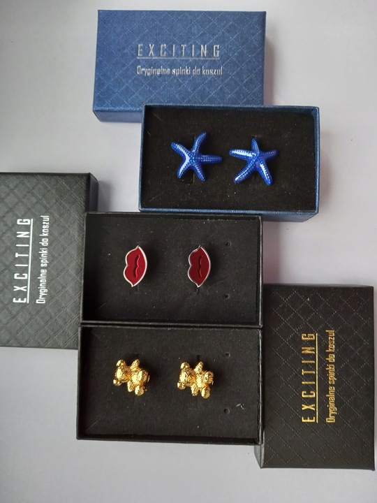 Spinki do mankietów Mały Tytanowy Pistolet