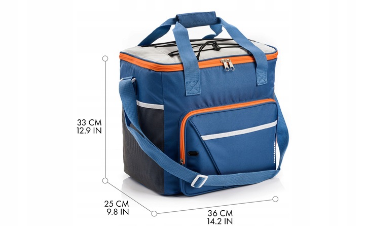 Torba termiczna termoizolacyjna plażowa piknik przenośna Meteor Frosty 30 l