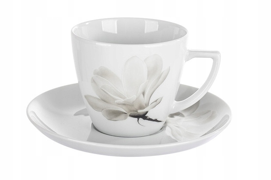 Lubiana filiżanka 350ml/spodek 17,5 Magnolia kawy
