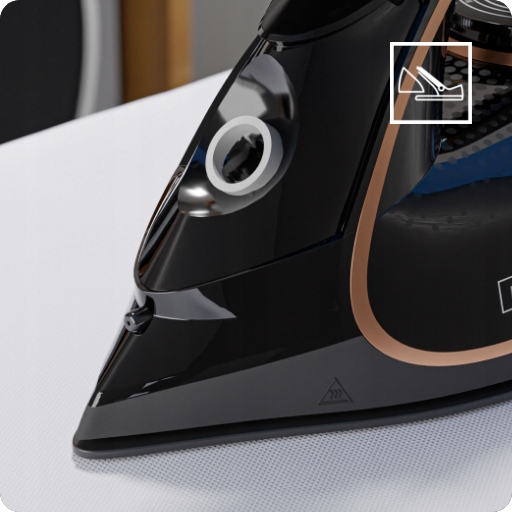 Żelazko parowe Kernau KSSI 3101 C 3200W Wyrzut pary 25-35 g/min Anti-Drip