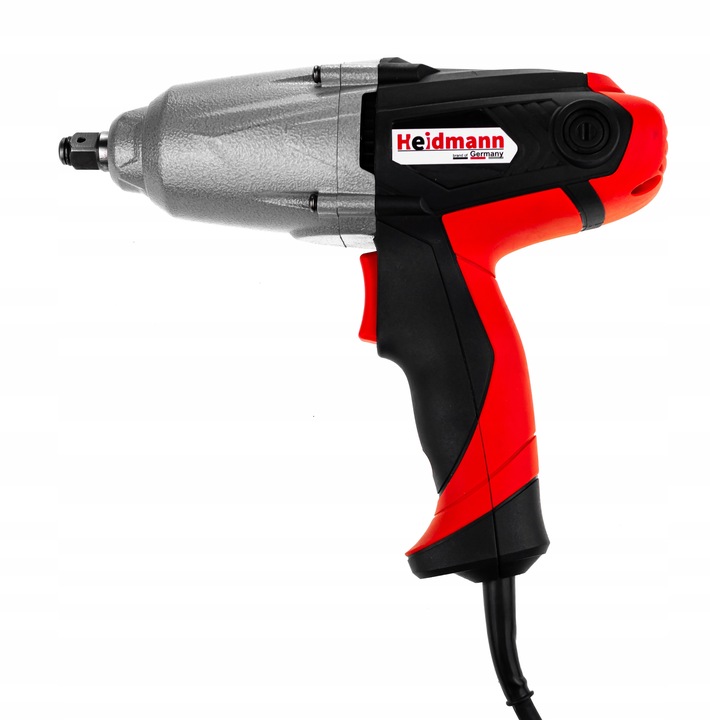 ELEKTRYCZNY KLUCZ UDAROWY Nasadki Udarowe do Kół 1/2 800Nm 2000W + adapter