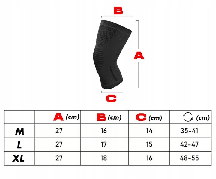 ŚCIĄGACZ NA KOLANO OPASKA UCISKOWA STABILIZATOR KOLANA 2 SZTUKI DBX BUSHIDO