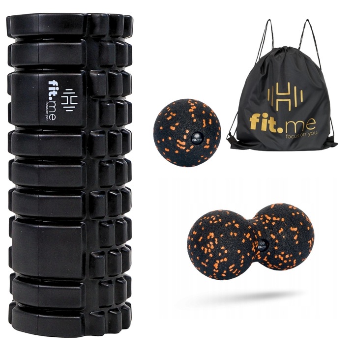 ZESTAW ROLLERÓW DO MASAŻU WAŁEK DUŻY Z WYPUSTKAMI PIŁKA POJEDYNCZA DUOBALL