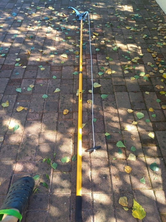 SEKATOR OGRODOWY TELESKOPOWY WYSIĘGNIK PIŁA 2W1 DO GAŁĘZI KRZEWÓW KONARÓW