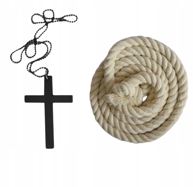 STRÓJ KOSTIUM PRZEBRANIE HABIT MNICH KSIĄDZ ZAKONNIK HALLOWEEN M/L 176/182