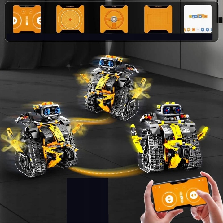 PROGRAMOWALNY ROBOT ZESTAW KONSTRUKCYJNY APP I PILOT KONTROLA