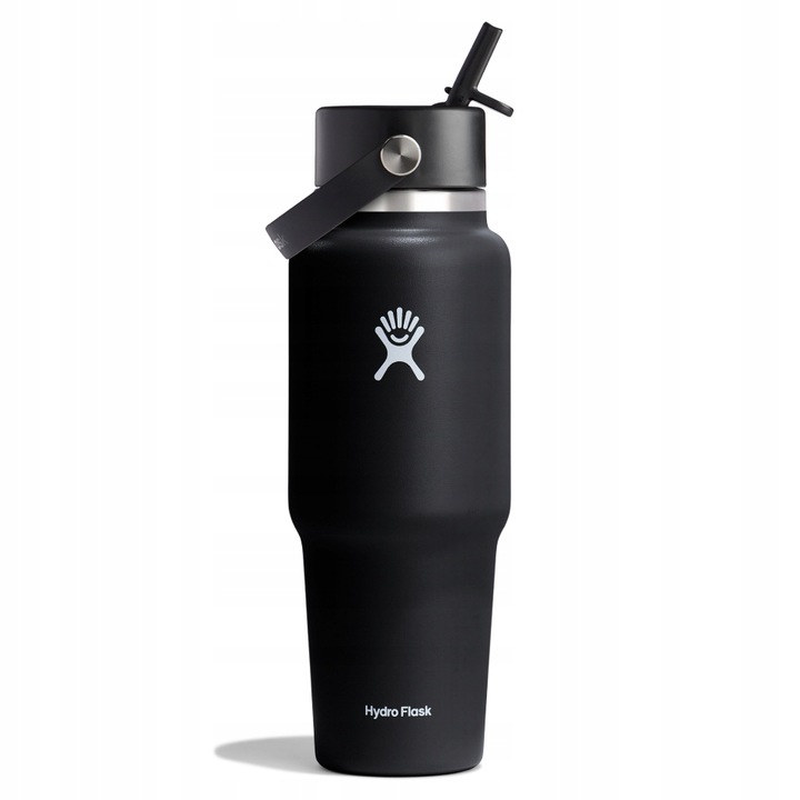 BUTELKA TERMICZNA 946 ml czarna Wid Flex Straw Hydro Flask