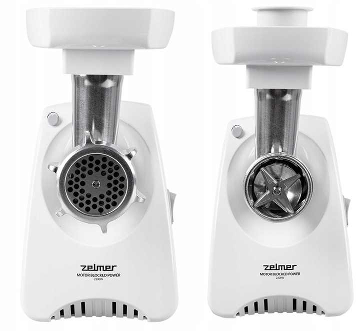 ZELMER MOCNA MASZYNKA DO MIELENIA MIĘSA ZMM5801P 2200W ZOSIA Made in Poland