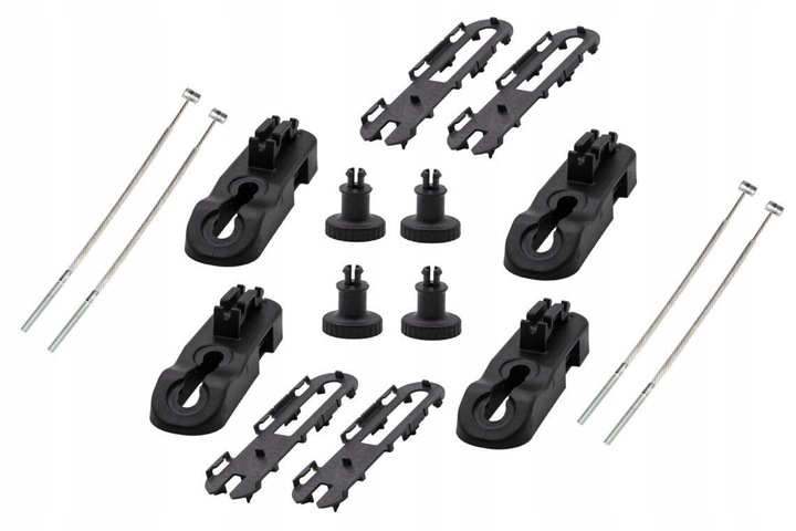 4x UNIWERSALNE MOCOWANIE CYBANT DO BOXA FLEXI FIT za pomocą linek stalowych