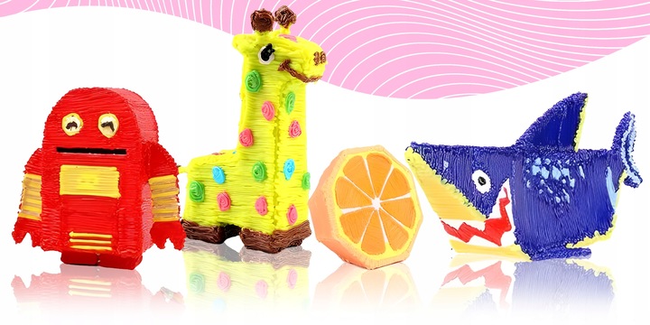 DŁUGOPIS 3D DLA DZIECI DRUKARKA 3D MAGICZNY DŁUGOPIS 3D + WKŁADY 160 METRÓW