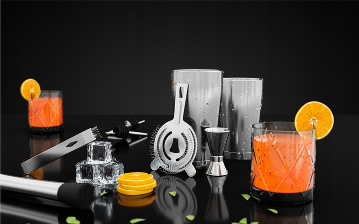 Zestaw barmański do drinków SHAKER Mark Adler Shake 3.0 STAL NIERDZEWNA