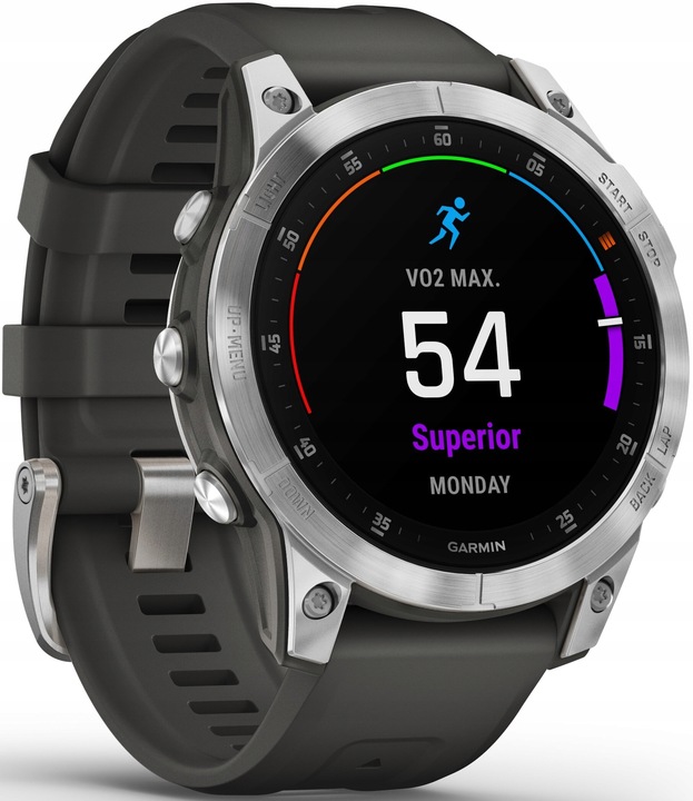 Smartwatch GARMIN Epix 2 Czarno-srebrny