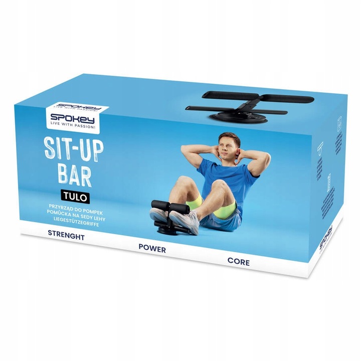 SPOKEY Przyrząd Do Treningu Ćwiczeń Mięśni Brzucha Brzuszków Pompek