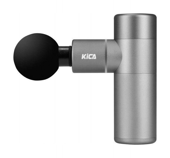 Aluminiowy pistolet do masażu Kica 4 głowice cellulit zakwasy