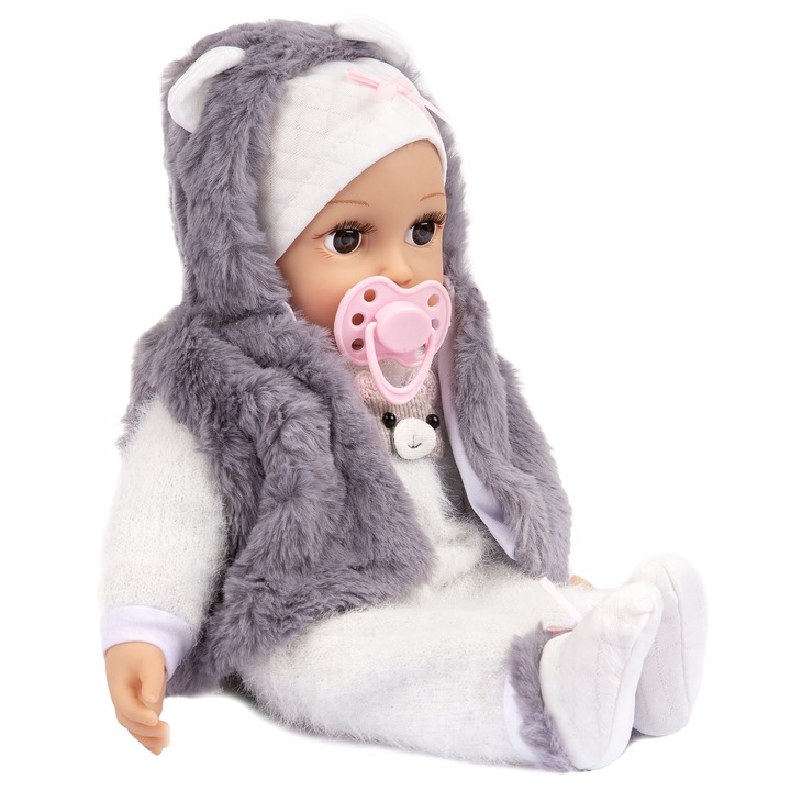 LALKA BOBAS INTERAKTYWNA MÓWI ŚMIEJE SIĘ PŁACZE UBRANKA SMOCZEK KINDERPLAY