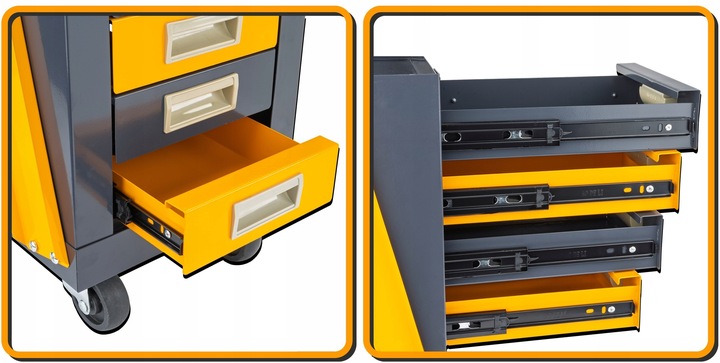 WÓZEK SPAWALNICZY DO SPAWAREK Z PÓŁKĄ NA BUTLE SZUFLADY STABILNY MOBILNY