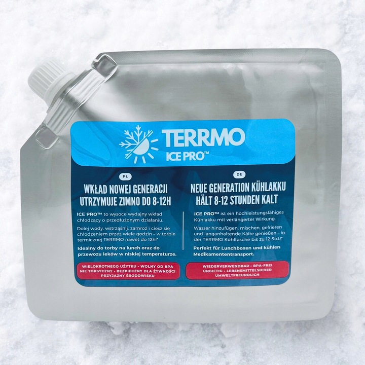 TERRMO Ice Pro - Wydajny Wkład Chłodzący Żelowy Do Torby Termicznej 1x350ml