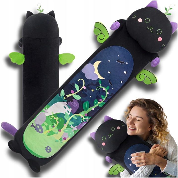 Kot Pluszak Maskotka Dlugi Kot Pluszak Koty Duzy Xxl100cm Idealny Prezent