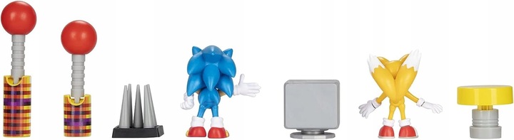 SONIC the Hedgehog Figurki Sonic i Tails diorama