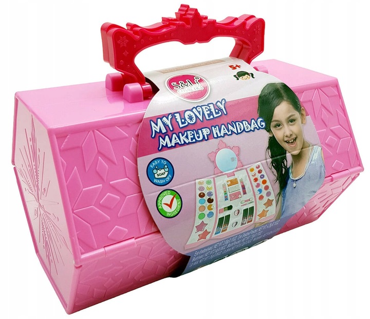 KUFEREK KOSMETYKÓW ZESTAW DO MAKIJAŻU I PAZNOKCI