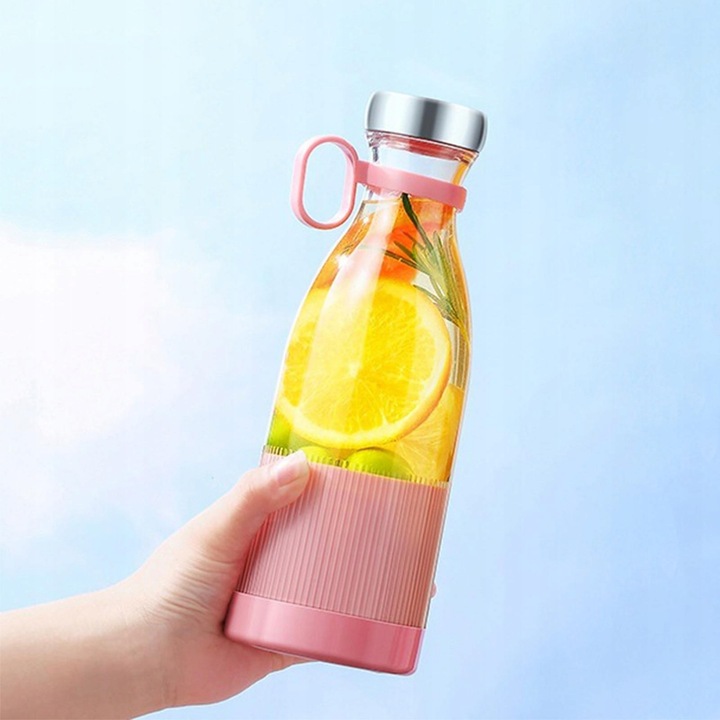 BLENDER PRZENOŚNY MIKSER SHAKER Turystyczny BEZPRZEWODOWY 3 w1 USB Juice