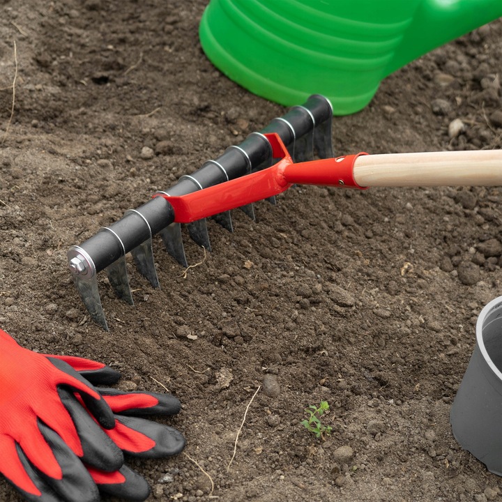 AERATOR RĘCZNY WERTYKULATOR DO TRAWY TRAWNIKA JEDNOSTRONNY TRZONEK AREATOR