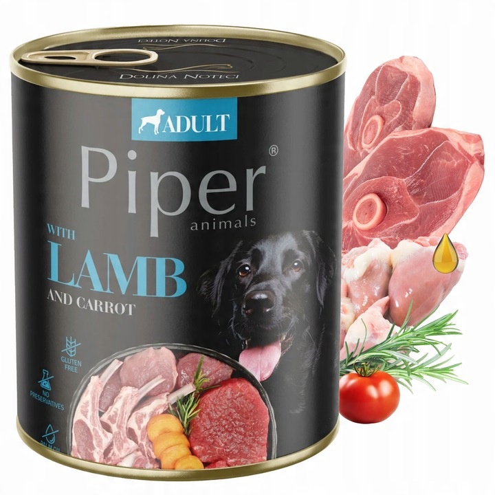 PIPER Karma mokra dla psa DOLINA NOTECI mix smaków 30 x 800g