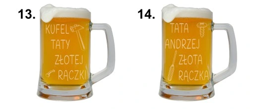 KUFEL DO PIWA PREZENT DLA TATY NA DZIEŃ OJCA Z GRAWEREM