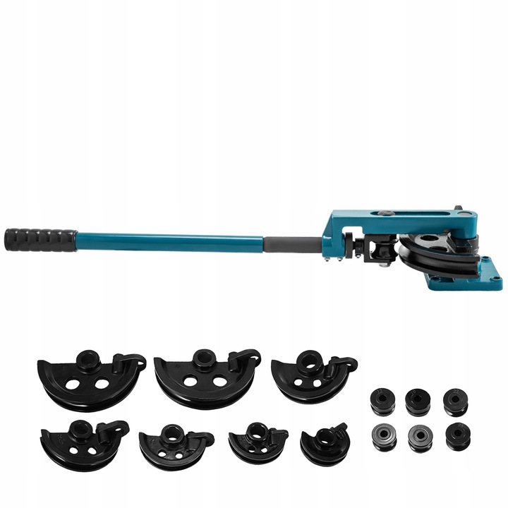 SucceBuy Ręczna Giętarka Do Rur Ręczna 7 Matryc 54x21x16CM 23KG 10-25MM