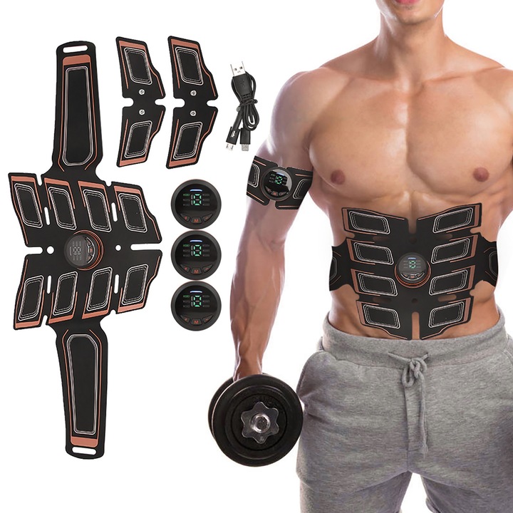 ELEKTROSTYMULATOR STYMULATOR MIĘŚNI BRZUCHA EMS