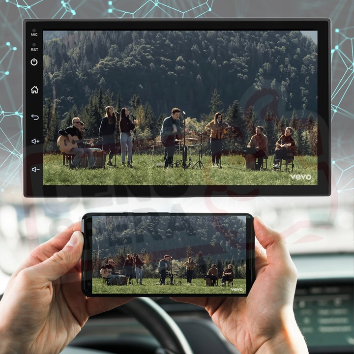 RADIO SAMOCHODOWE 2DIN MULTIMEDIALNE ANDROID USB WiFi GPS KAMERA COFANIA