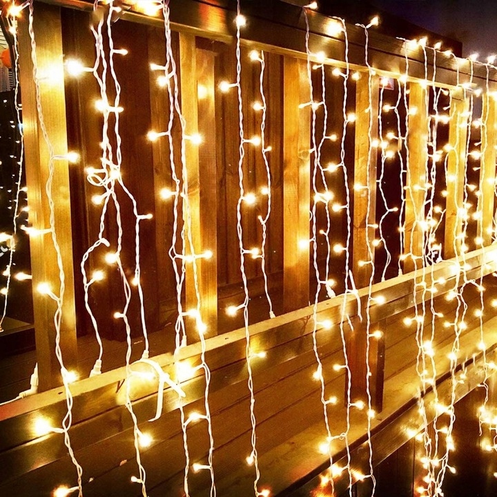 SOPLE FLASH 500 LED ZEWNĘTRZNE BIAŁE CIEPŁE lampki z Flashem Zimnym