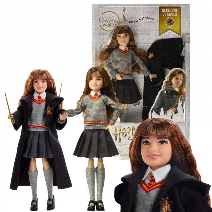 HARRY POTTER LALKA HERMIONA GRANGER STRÓJ HOGWART FYM51 MATTEL