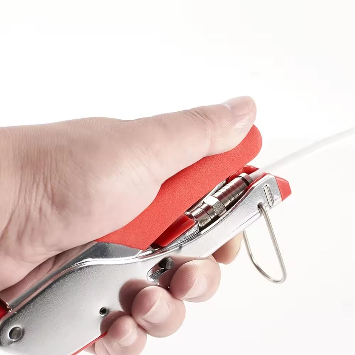 Zestaw Szczypce do Zaciskania Kabli Koncentrycznych RG59 RG6 Wtyki Ściągacz