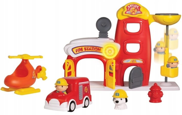 Zabawka interaktywna Remiza Ekipa strażacka Dumel