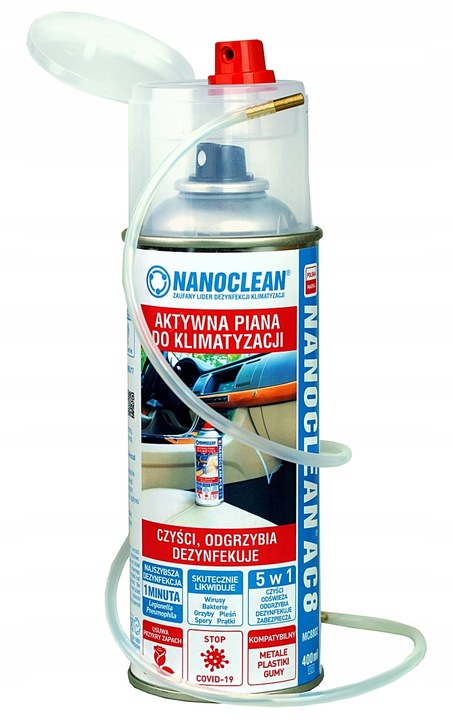 AC8 ODGRZYBIACZ KLIMATYZACJI NANOCLEAN PIANA ATEST 5W1