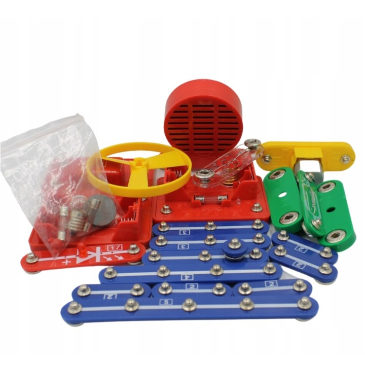 ZESTAW DOŚWIADCZALNY DLA DZIECI SEKRETY ELEKTRONIKI ponad 80 eksperymentów