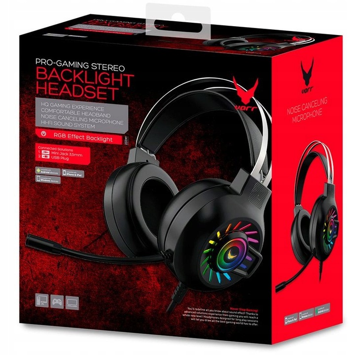 SŁUCHAWKI Z MIKROFONEM DO KONSOLI LAPTOPA XBOX PS4