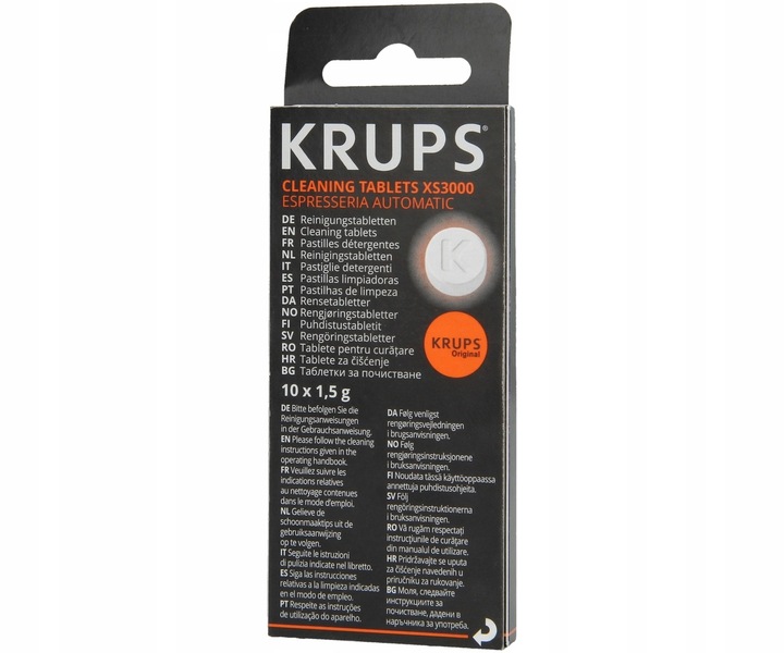 10x TABLETKI do czyszczenia ekspresu KRUPS XS3000