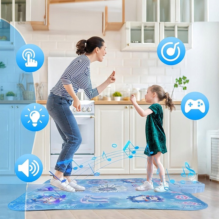 MATA DO TAŃCZENIA MUZYCZNA TANECZNA DLA DZIECI GRA INTERAKTYWNA TAŃCA ZABAW