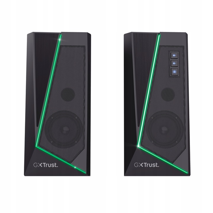 GŁOŚNIKI KOMPUTEROWE 2.0 USB 12W GAMINGOWE RGB