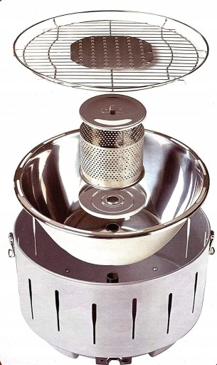 Automatyczny Grill Węglowy Bezdymny +Torba + Baterie