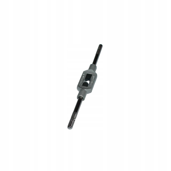 Uchwyt nastawny do gwintowników M1-M12, długość 170 mm. Pokrętło. Oprawka.