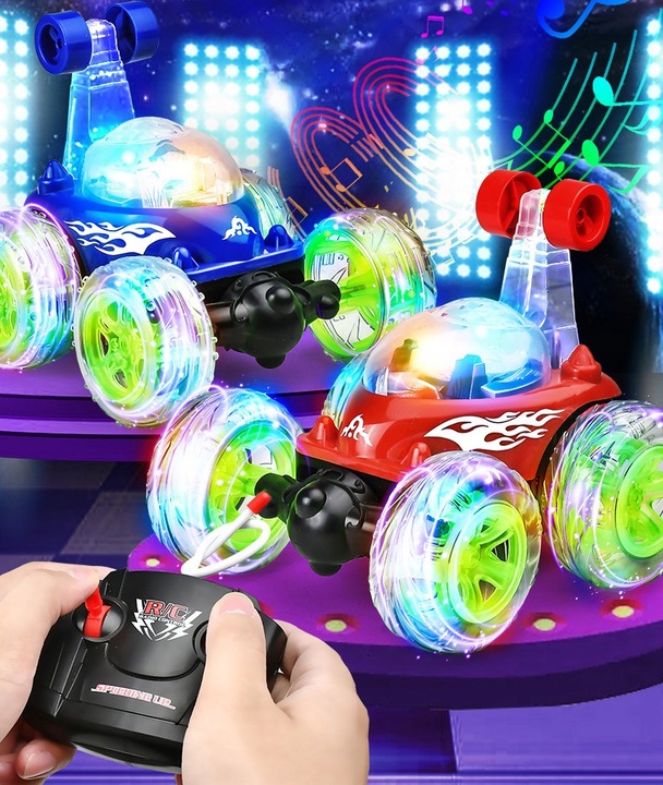 Samochód TWISTER Zdalnie Sterowany AKROBATA 360 Tańczący AUTO Kaskader
