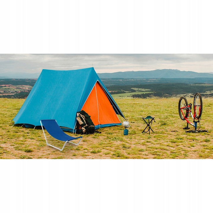 Leżak stal niebieski Malatec