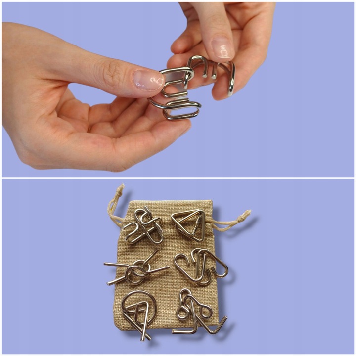 LOGIC BOX duży zestaw łamigłówek retro prezent książka urodziny dla dziecka