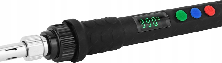 LUTOWNICA PRECYZYJNA KOLBOWA S801B 80W Z REGULACJĄ TEMPERATURY + 9 GROTÓW