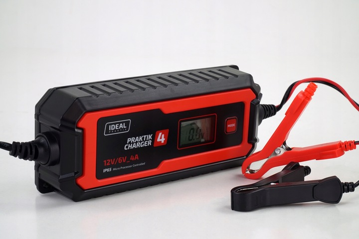 inteligentny przenośny PROSTOWNIK do ładowania IDEAL CHARGER 4 6/12V 2/4A
